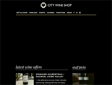 Tablet Screenshot of citywineshop.net.au